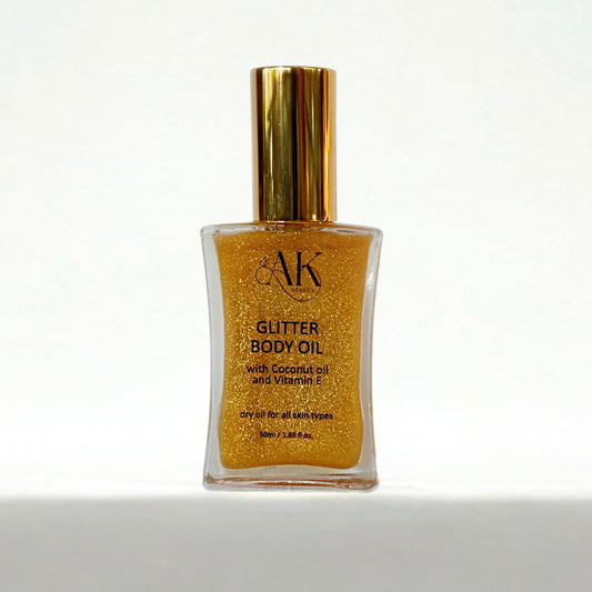 Glitter Body Oil with Coconut & Vit. E - 50ml